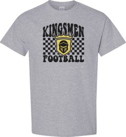 Sport Gray Short Sleeve T-Shirt (Penn Football Design G)
