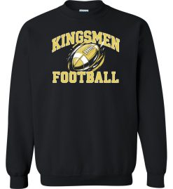 Black Crewneck Sweatshirt (Penn Football Design H)
