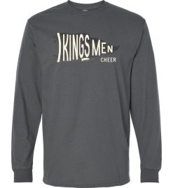 Charcoal Long Sleeve T-Shirt (Penn Cheer Design A)