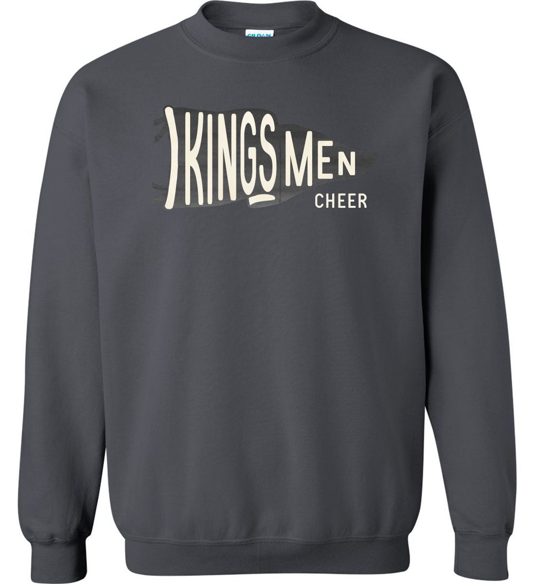 Charcoal Crewneck Sweatshirt (Penn Cheer Design A)