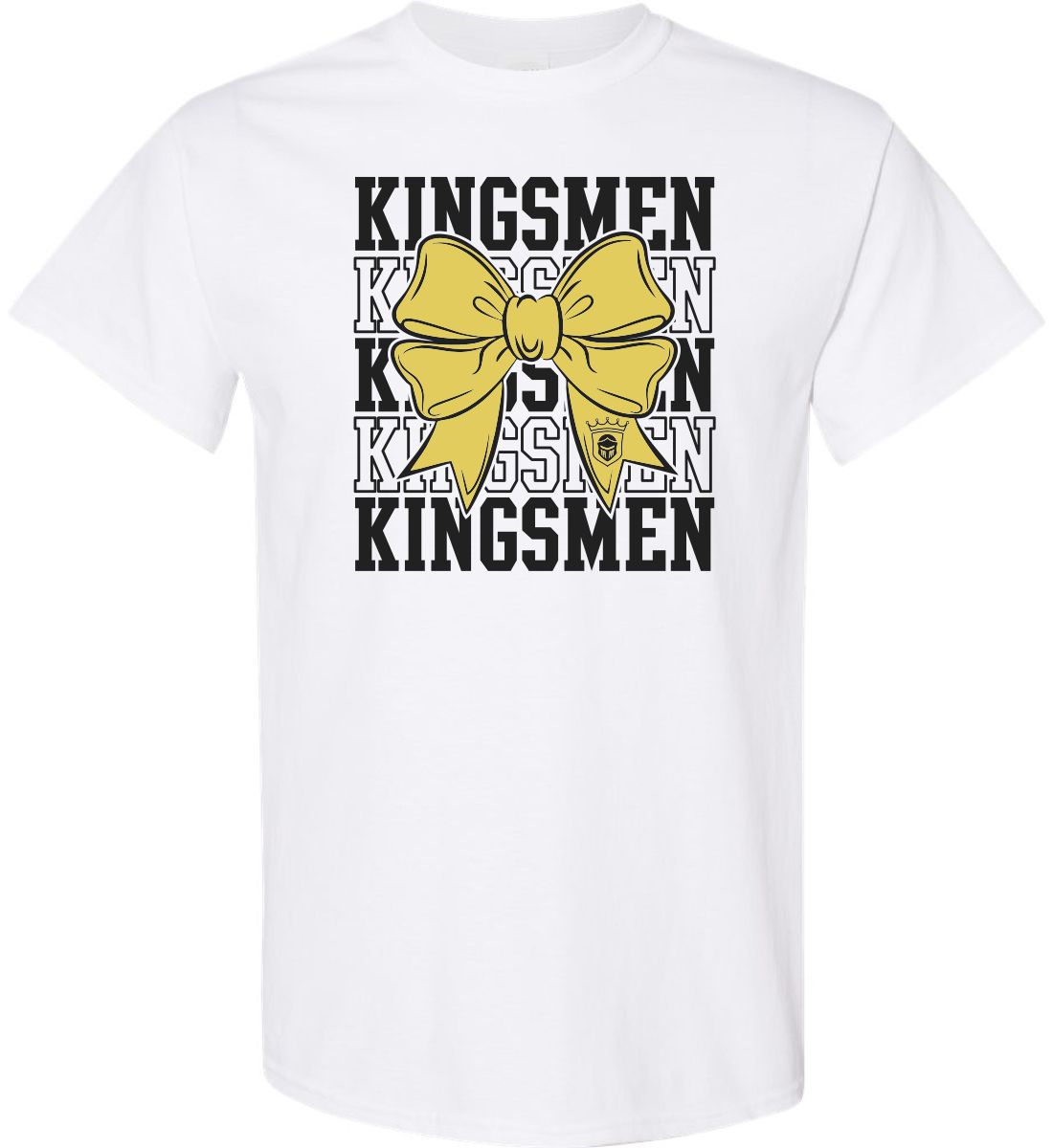 White Short Sleeve T-Shirt (Penn Cheer Design B)