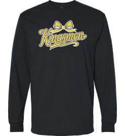 Black Long Sleeve T-Shirt (Penn Cheer Design C)