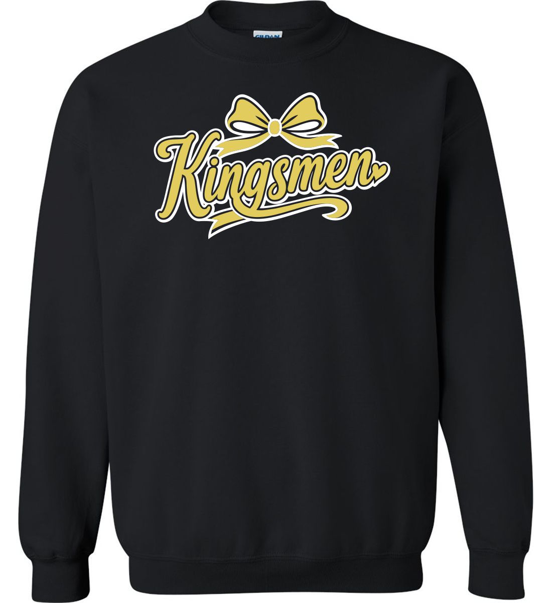Black Crewneck Sweatshirt (Penn Cheer Design C)