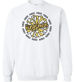 White Crewneck Sweatshirt (Penn Cheer Design D)