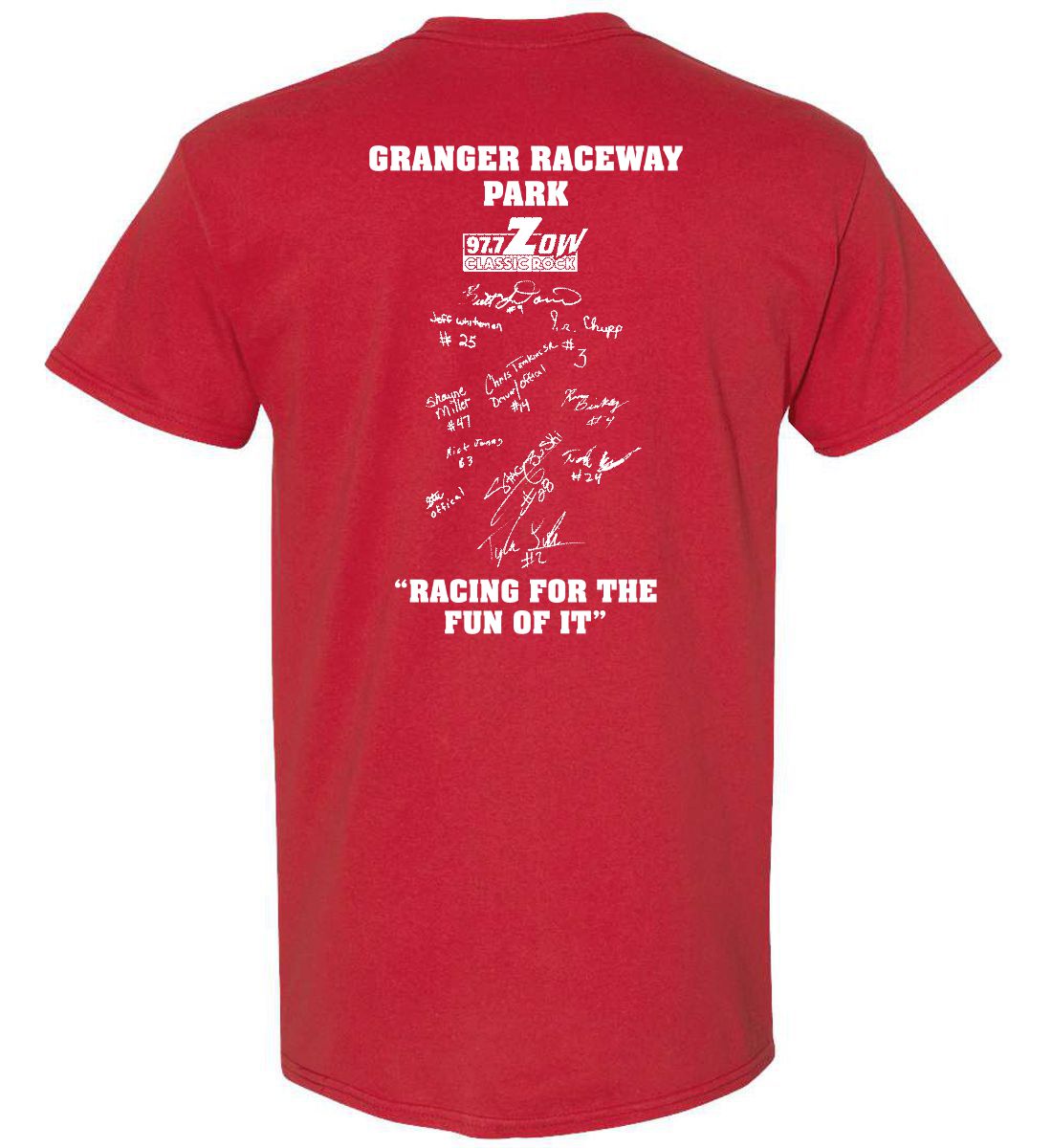 Red Short Sleeve T-Shirt (Stacy Suski Memorial Race) - Image 2
