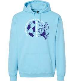 Sky Hoodie (Covenant Christian Soccer Design C)