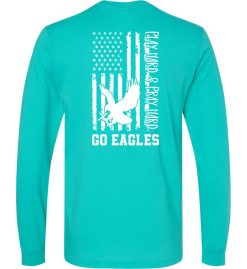 Teal Long Sleeve T-Shirt (Covenant Christian Athletics Design A) - Image 2