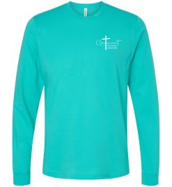Teal Long Sleeve T-Shirt (Covenant Christian Athletics Design A)