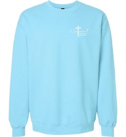 Sky Crewneck Sweatshirt (Covenant Christian Athletics Design A)