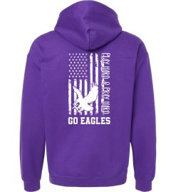 Purple Hoodie (Covenant Christian Athletics Design A) - Image 2