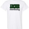 White with Glitter Ink Short Sleeve T-Shirt (Discovery Cheer Design A)