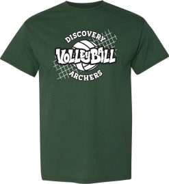 Dark Green Short Sleeve T-Shirt (Discovery Volleyball)