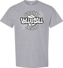Sport Gray Short Sleeve T-Shirt (Discovery Volleyball)