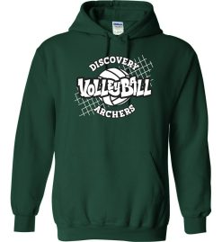 Fan Dark Green Hoodie (Discovery Volleyball)