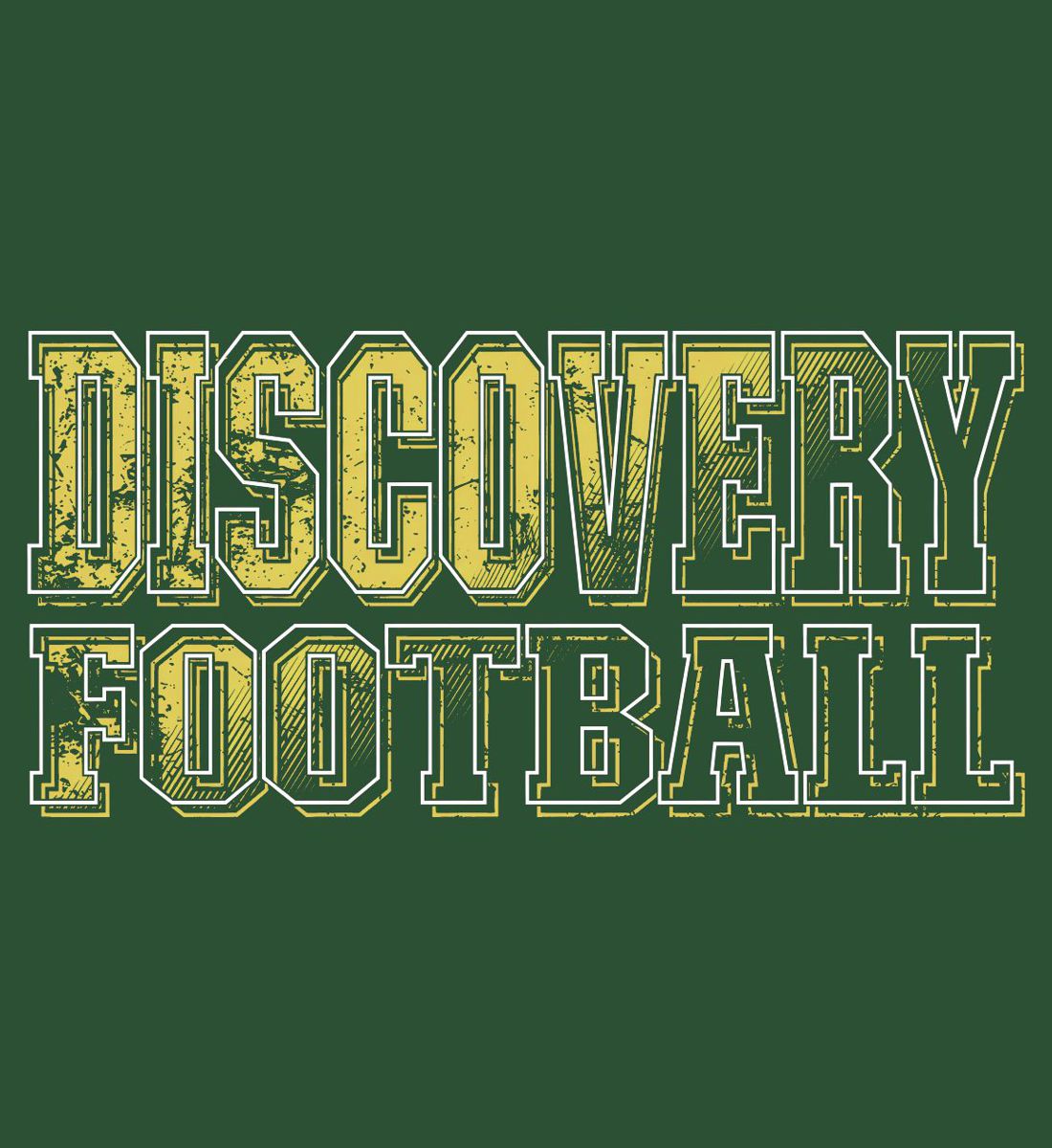 Dark Green Short Sleeve T-Shirt (Discovery Football Design A) - Image 2