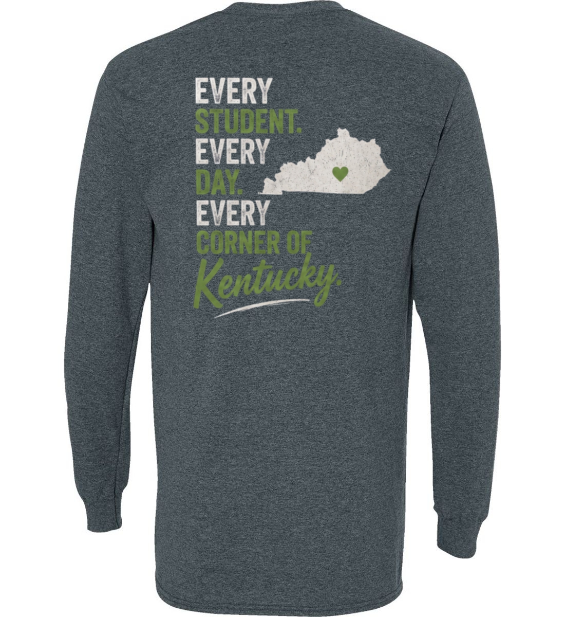 Dark Heather Long Sleeve T-Shirt (KYVA 2026) - Image 2