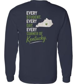 Navy Long Sleeve T-Shirt (KYVA 2026) - Image 2
