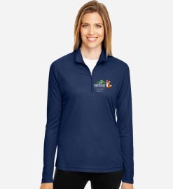 Women's Sport Dark Navy Performance Quarter-Zip (KYVA 2026)