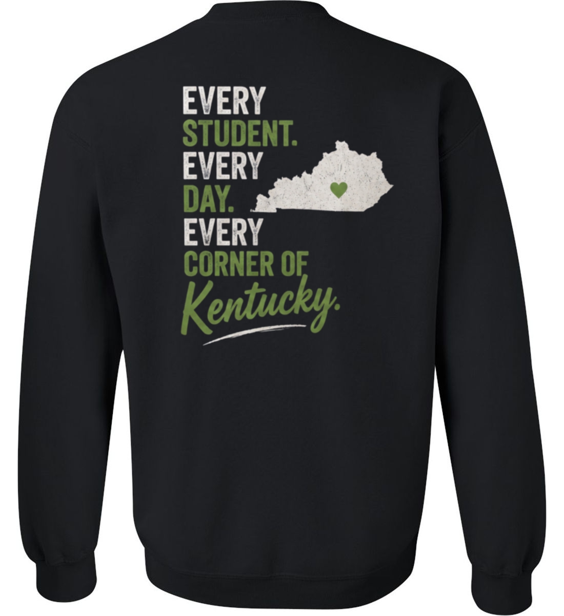 Black Crewneck Sweatshirt (KYVA 2026) - Image 2