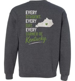 Dark Heather Crewneck Sweatshirt (KYVA 2026) - Image 2
