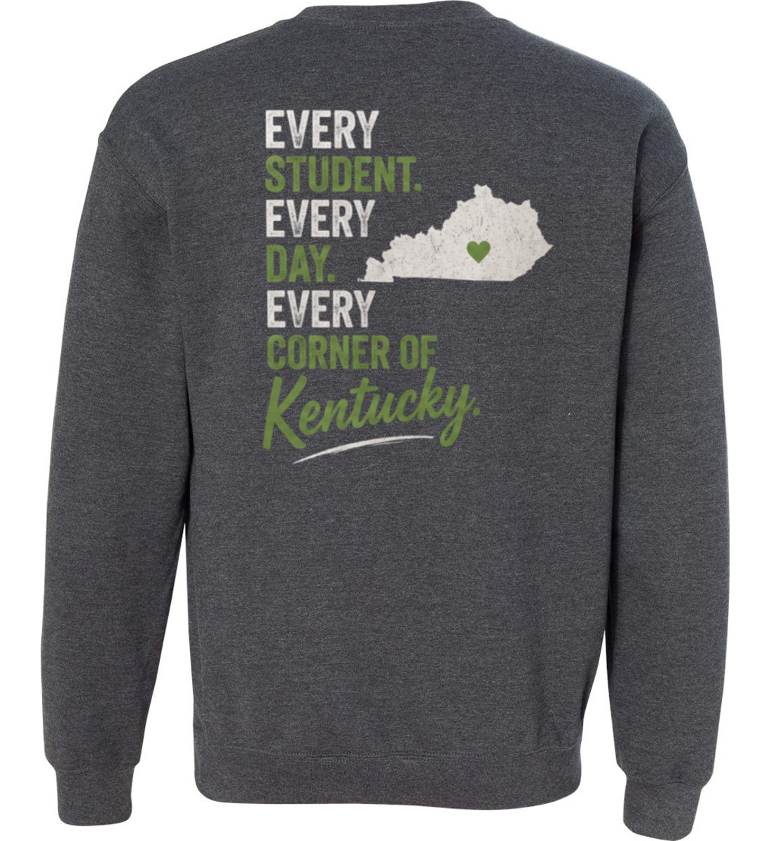 Dark Heather Crewneck Sweatshirt (KYVA 2026) - Image 2
