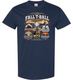 Navy Short Sleeve T-Shirt (Michigan City Parks Fall League)