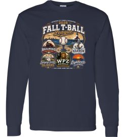 Navy Long Sleeve T-Shirt (Michigan City Parks Fall League)
