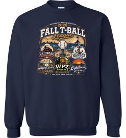 Navy Crewneck Sweatshirt (Michigan City Parks Fall League)