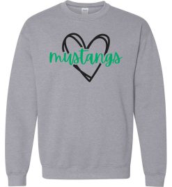 Sport Gray Crewneck Sweatshirt (Mary Frank Elementary Design A)