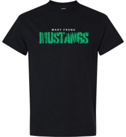 Black Softstyle® T-Shirt (Mary Frank Elementary Design C)
