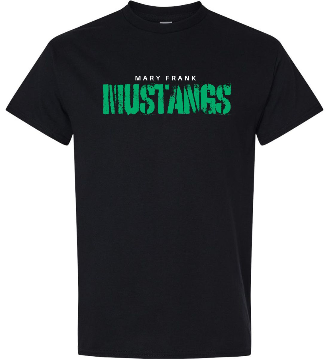 Black Softstyle® T-Shirt (Mary Frank Elementary Design C)
