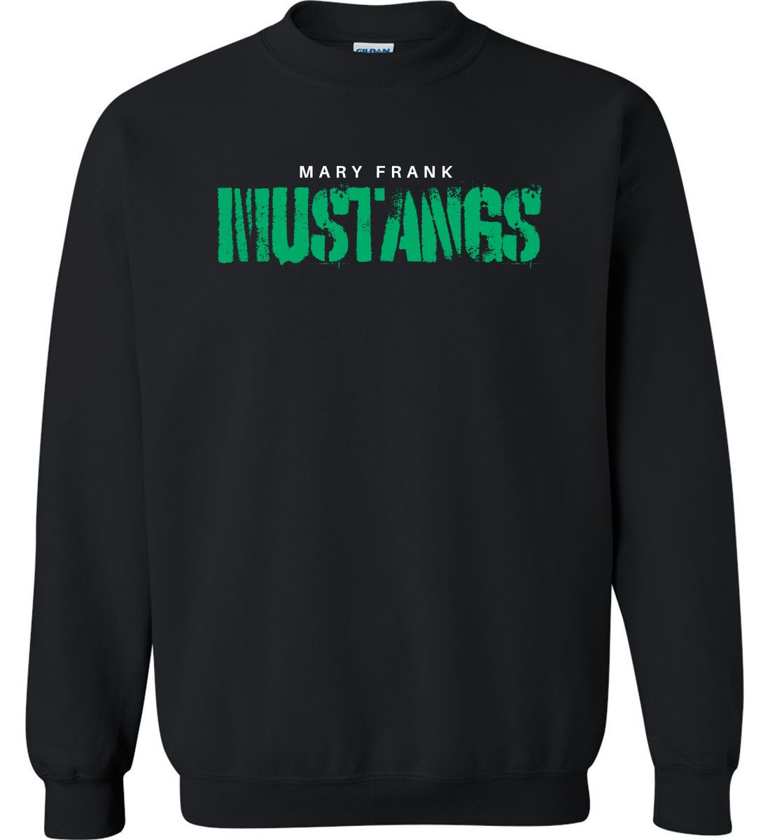Black Crewneck Sweatshirt (Mary Frank Elementary Design C)