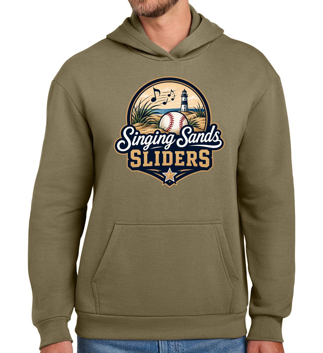 Coyote Brown Hoodie (Michigan City Parks Fall League)