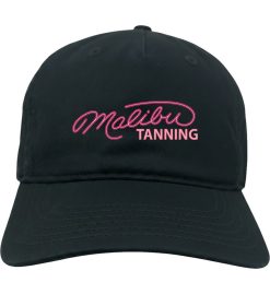 Black Baseball Cap (Malibu Tanning)