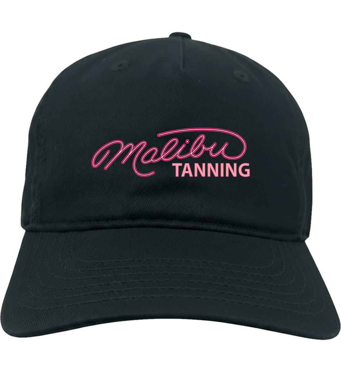 Black Baseball Cap (Malibu Tanning)