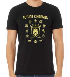 Black Short Sleeve T-Shirt (PHM Foundation Future Kingsmen)