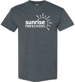 Dark Heather Short Sleeve T-Shirt (Sunrise Preschool)