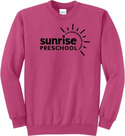 Sangria Crewneck Sweatshirt (Sunrise Preschool)