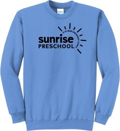 Carolina Blue Crewneck Sweatshirt (Sunrise Preschool)