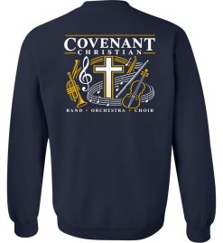 Navy Blue Crewneck Sweatshirt (Covenant Christian Music Department) - Image 2