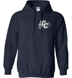 Navy Blue Hoodie (Covenant Christian Music Department)