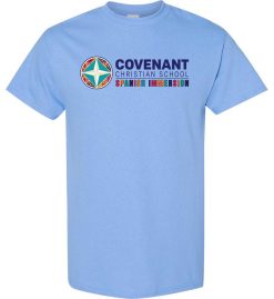 Carolina Blue Short Sleeve T-Shirt (Covenant Christian Spanish Immersion)