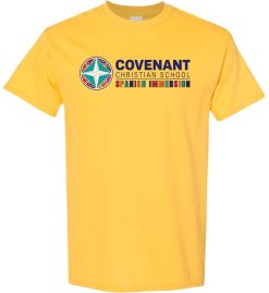 Yellow Short Sleeve T-Shirt (Covenant Christian Spanish Immersion)