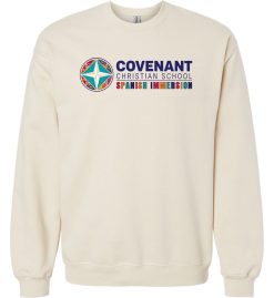 Sand Crewneck Sweatshirt (Covenant Christian Spanish Immersion)