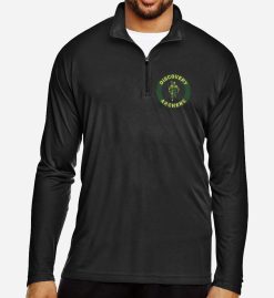 Black Performance Quarter-Zip (Discovery Middle School Design A)