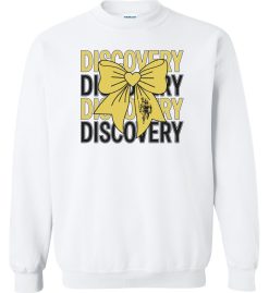 White Crewneck Sweatshirt (Discovery Middle School Design B)