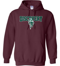 Maroon Hoodie (Discovery Middle School Design D)