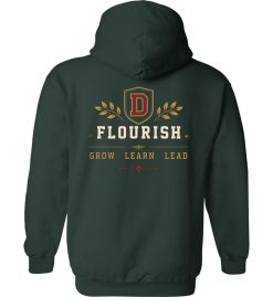 Forest Green Hoodie (Discovery Middle School Design G) - Image 2