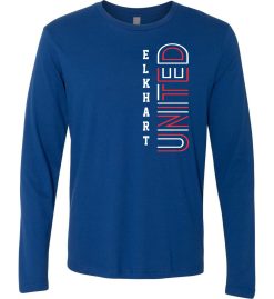 Royal Blue Long Sleeve T-Shirt (Elkhart United)