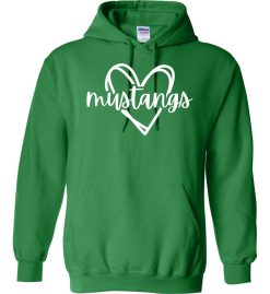 Irish Green Hoodie (Mary Frank Elementary Design A)